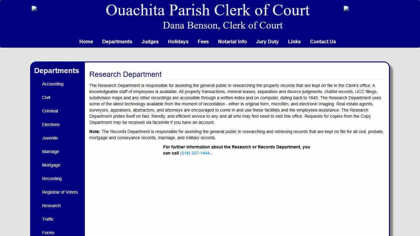 Ouachita Clerk of Court - Home